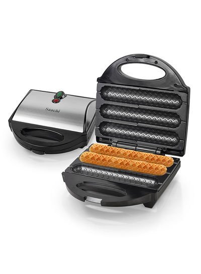Saachi Waffle Maker With Automatic Thermostat 700W NL-HD-1546-BK Black/Silver