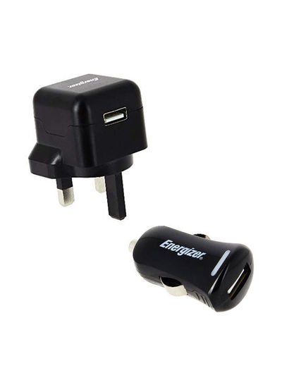 Energizer 3-In-1 Hightech USB Charging Kit Black