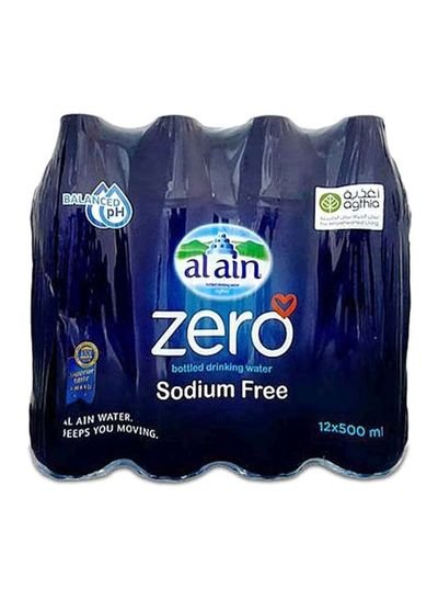Al Ain Zero Bottled Drinking Water 6000ml Pack of 12