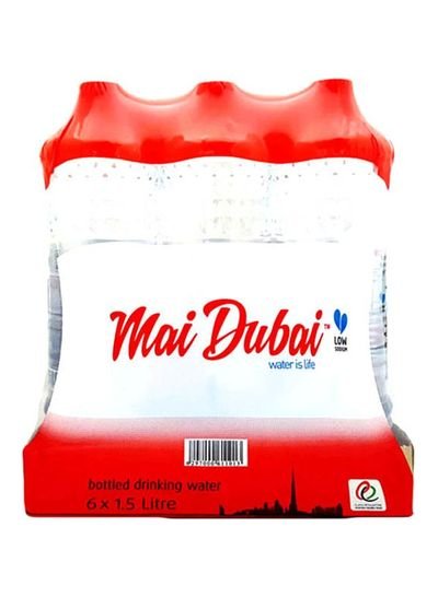Mai Dubai Pack Of 6 Water Bottle 1.5L Pack of 6
