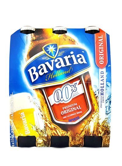 Bavaria Pack Of 6 Non Alcoholic Premium Original Beer Bottle 330ml