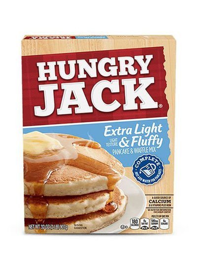 Hungry Jack Complete Extra Light And Fluffy Pan Cake And Waffle Mix 907g