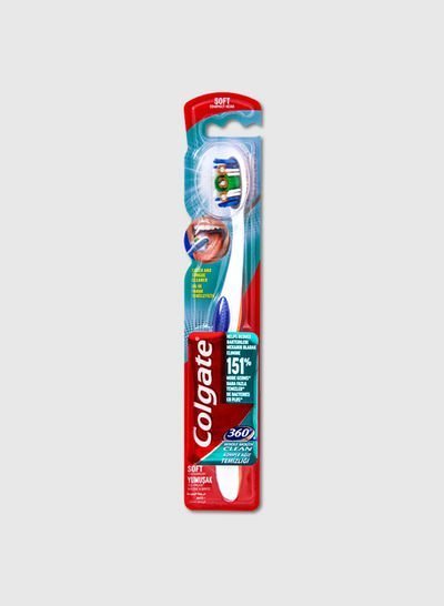Colgate 360 Soft Toothbrush Multicolour Soft Bristles