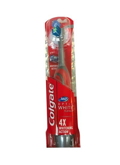 Colgate Optic White Platinum Power Soft Toothbrush Multicolor 1.97×9.02×0.98inch