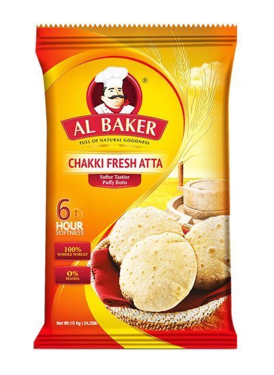 Al Baker Chakki Fresh Atta Flour 10kg