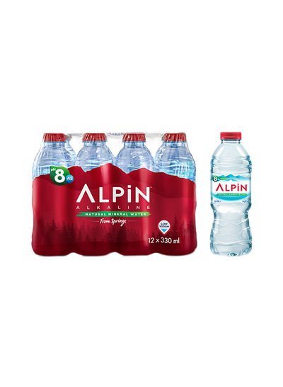 Alpin Natural Mineral Water 330ml Pack of 12