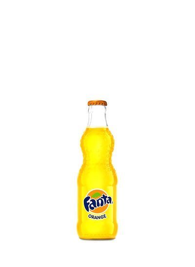 Fanta Orange Carbonated Soft Drink Glass Bottle 250ml  Single