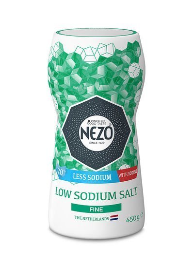 Nezo Fine Low Sodium With Iodine 450g