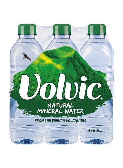 Volvic Mineral Water Small 500ml Pack of 6