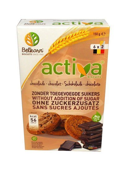 Belkorn Chocolate flavoured Activa Biscuits 150g