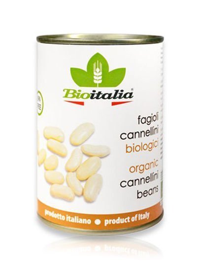 Bioitalia Pack Of 12 Cannellini Bean 400g