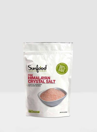 Sunfood Fine Pink Himalayan Crystal Salt 454g