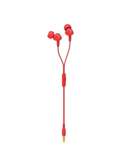 JBL Wired In-Ear Headphones Red