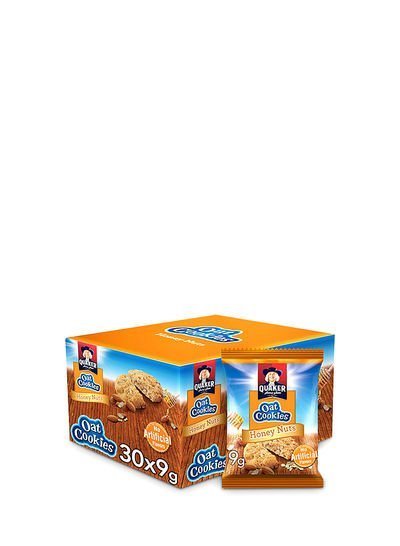 Quaker Honey Nuts Oat Cookies 9g Pack of 30