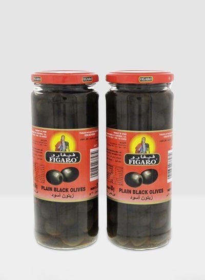 Figaro Plain Black Olives 270g Pack of 2