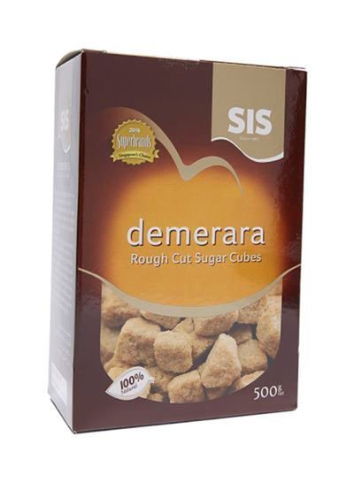 Sis Demerara Rough Cut Sugar Cubes 500g