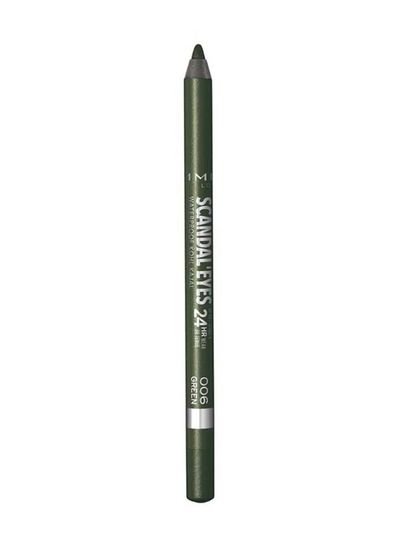 RIMMEL LONDON Scandaleyes Waterproof Kohl Kajal Pencil Eyeliner 1.3 g 06 Green