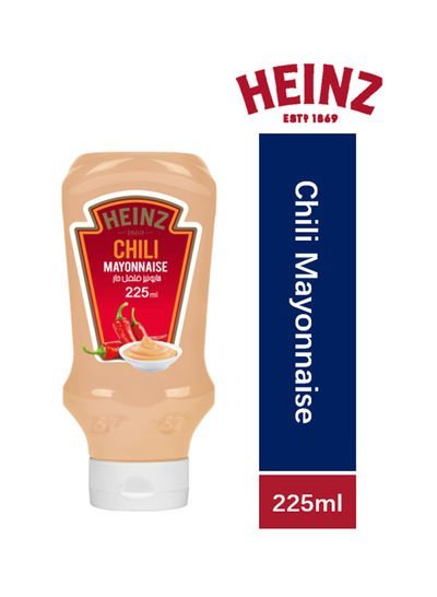 Heinz Mayonnaise, Chilli, Top Down Squeezy Bottle 225ml