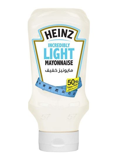 Heinz Mayonnaise, Incredibly Light, Top Down Squeezy Bottle 225ml