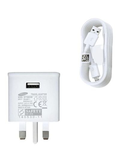 Samsung Adaptive Fast Charger With USB Type-C Cable White