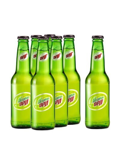 Mountain Dew Soft Drink 250ml Pack of 6