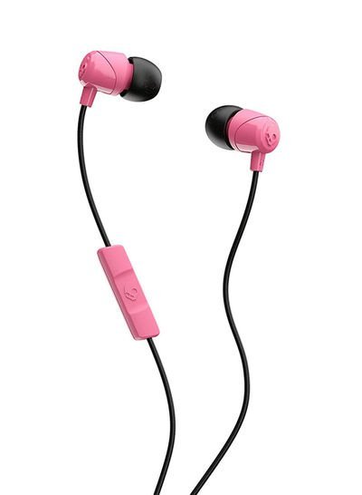 Skullcandy Jib In-Ear Noise-Isolating Earbuds With Microphone And Remote For Hands-Free Calls Pink/Black