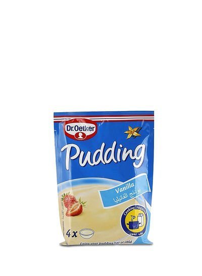 Dr.Oetker Vanilla Pudding With Strawberry 125g
