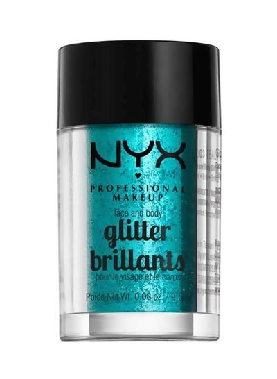 NYX Professional Makeup Face And Body Brillants Glitter Teal