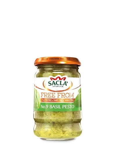 Sacla Italia Free From No.9 Basil Pesto 190g