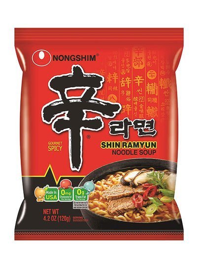 Nongshim Pack of 5 Shin Ramyun Noodle Soup 5 x 120g Pack of 5