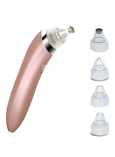 Generic 4-In-1 Blackhead Remover Device Rose Gold/Clear
