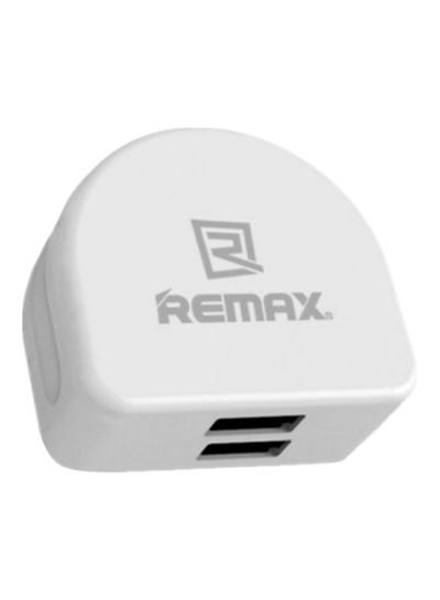 REMAX 2 USB Moon Charger Plug White