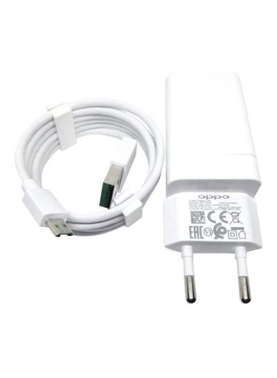 Generic Wall Charger With Micro USB Cable White
