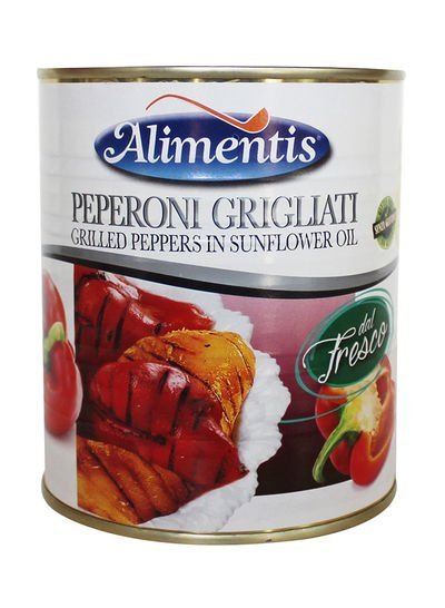 Alimentis R Grilled Peppers In Sunflower Seed Oil 780g