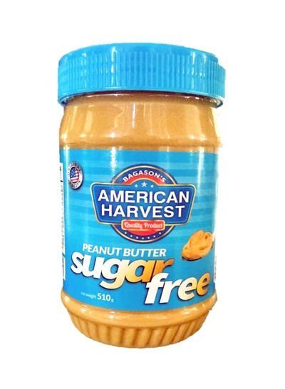 American Harvest Sugar Free Creamy Peanut Butter 510g