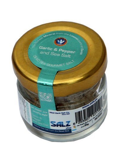 Salz-westbank Garlic And Pepper Coarse Sea Salt