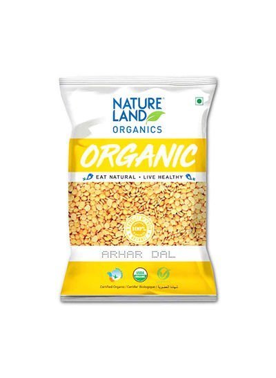 NATURELAND Organics Organic Arhar Dal 500g