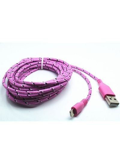 Generic USB Charger Data Sync Cable 1meter Purple