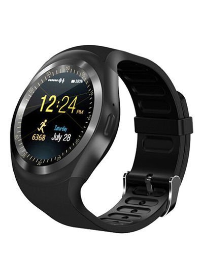 Generic Y1 Rubber Band Smart Watch Black