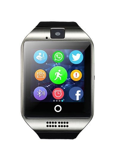Generic Bluetooth Smart Watch With Touch Screen Big Battery Support TF Sim Card Camera Silver