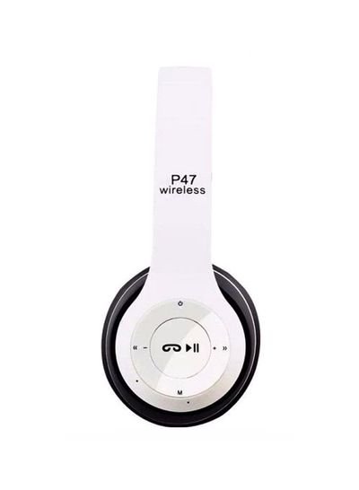 Generic P47 Bluetooth Headset White/Black