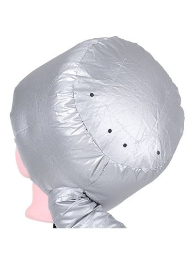 Generic Head Cover For Hot Oil Treatment Silver