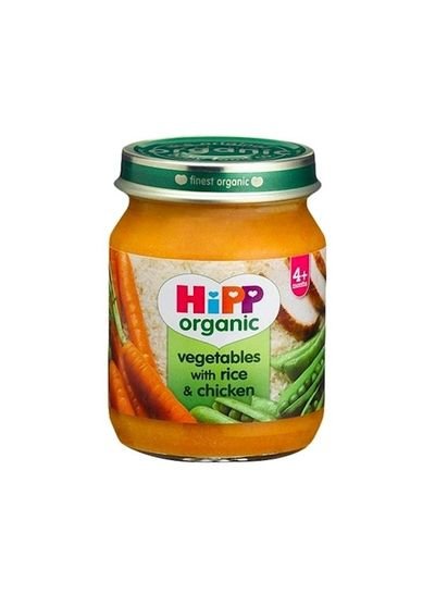 Hipp Organic Vegetable With Rice And Chicken 125g