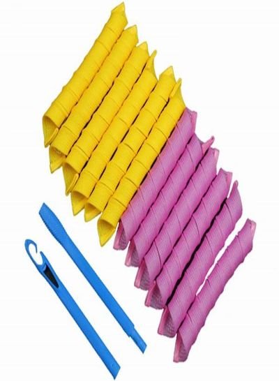 Generic Magic Leverage Curlers Yellow/Purple/Blue