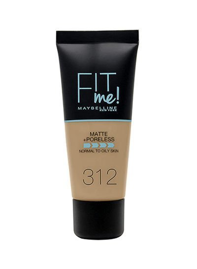 MAYBELLINE NEW YORK Fit Me Matte And Poreless Foundation 312 Golden