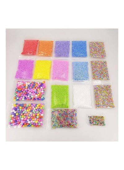 Generic Fishbowl Foam Balls Slime Kit Multicolour 300x200x30millimeter