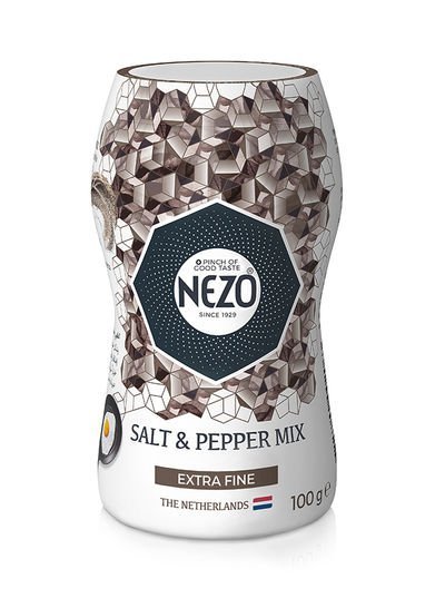 Nezo Extra Fine Salt and Pepper Mix 100g