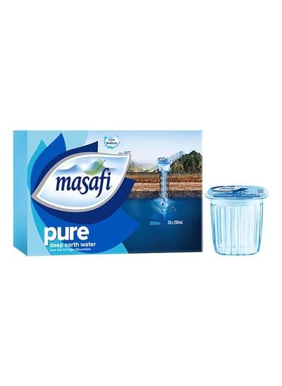 Masafi Pure Low Sodium Natural Water 200ml Pack of 30