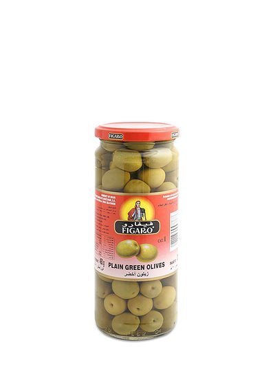 Figaro Plain Green Olives 450g