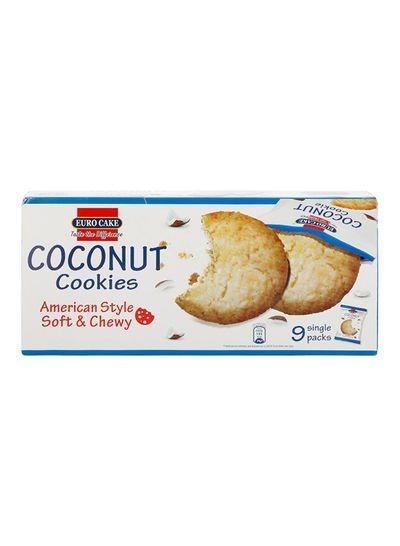 Euro Cake Coconut Cookies, Pack of 9 Pack of 9